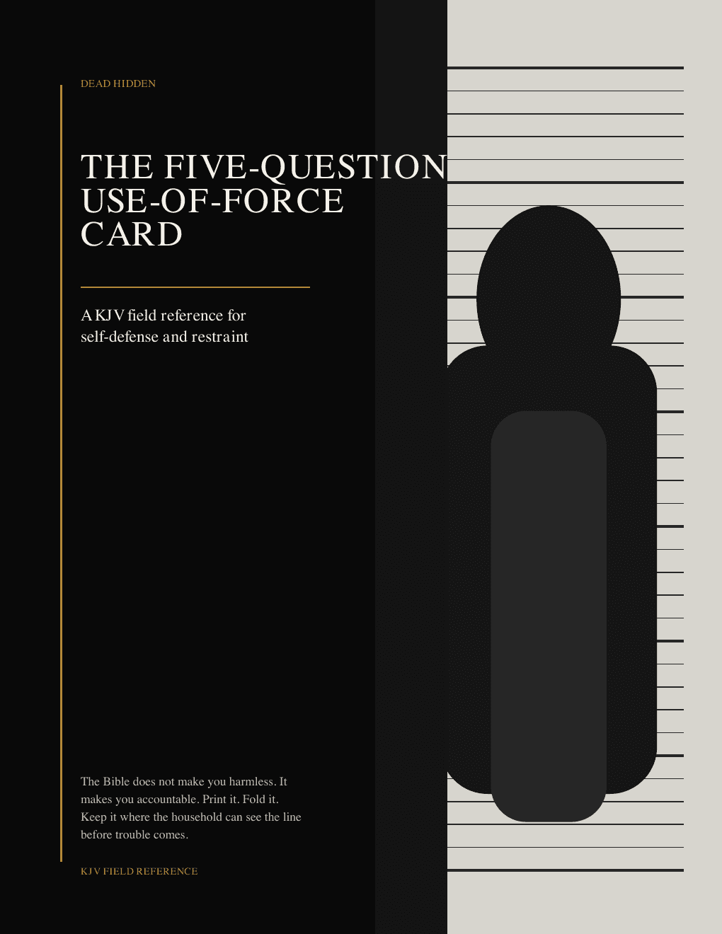 Five-Question Use-Of-Force Card cover